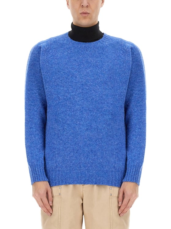 Howlin Wool Jersey Sweater with Puffed Shoulders