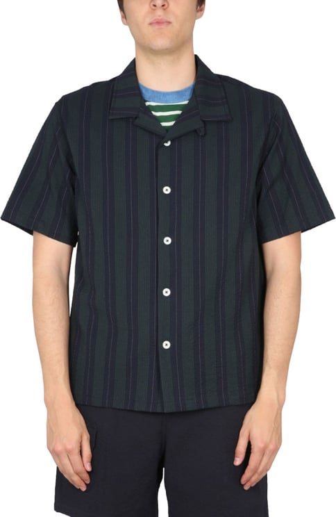 Howlin Striped Short-Sleeved Shirt