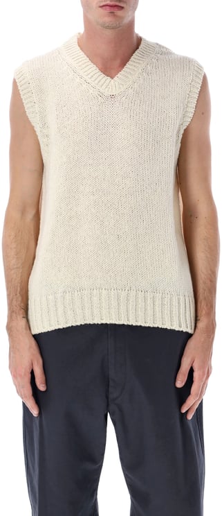 Howlin Howlin’ Cosmic Spiele wool v-neck slipover