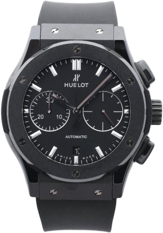 Hublot Hublot Classic Fusion Black magic 521.CM.1171.RX 1417718 Ti & CE & rubber AT Black Dial Watch