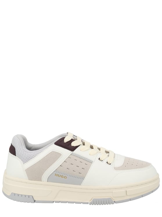 Hugo Yarrow Premium Polyester Cream Sneakers