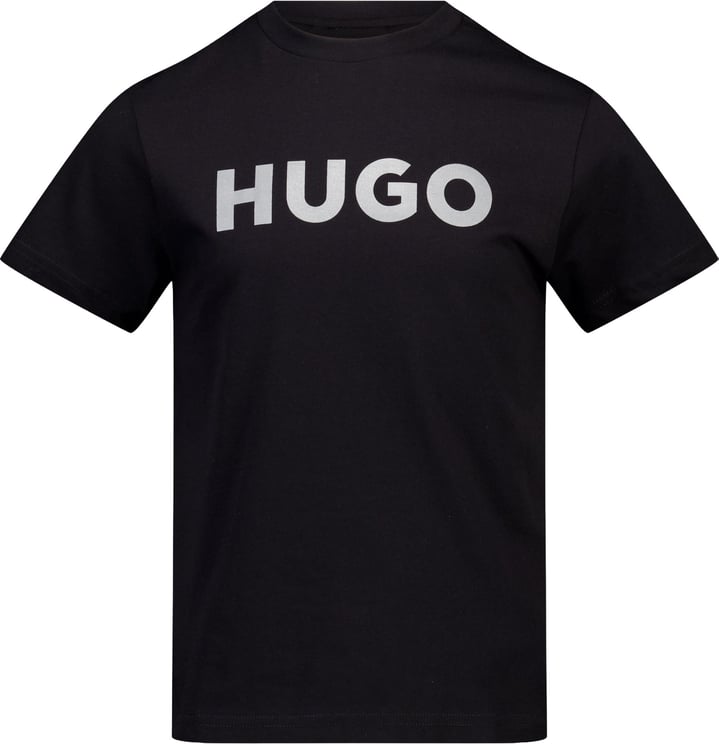 Hugo HUGO Kinder Jongens T-Shirt In Zwart