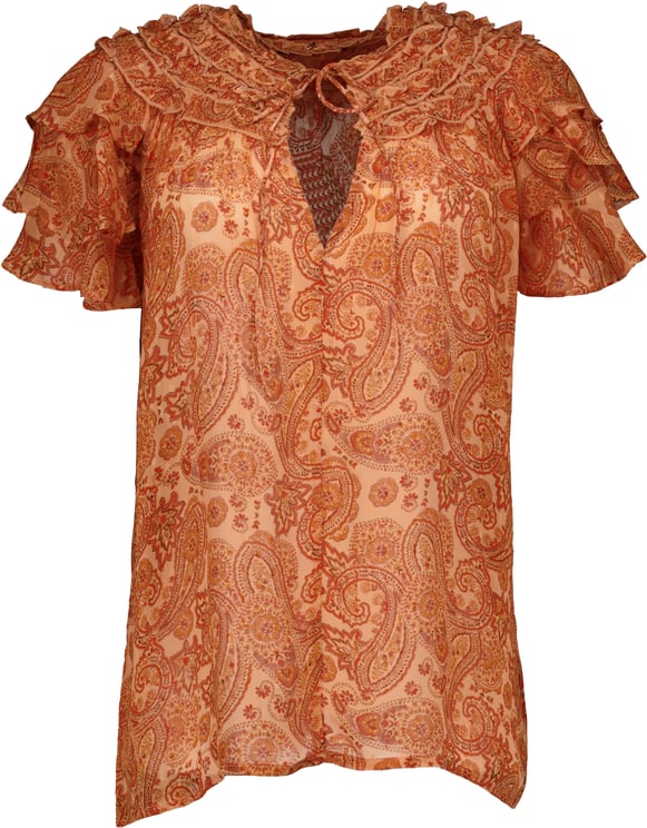 Ibana Ibana Thorin Paisley Tops Bruin 302620167
