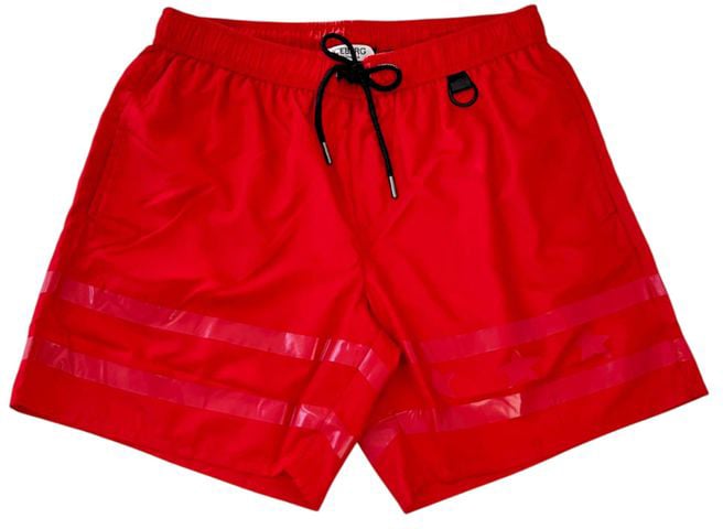 Iceberg Iceberg Red Polyester Men Swim Short