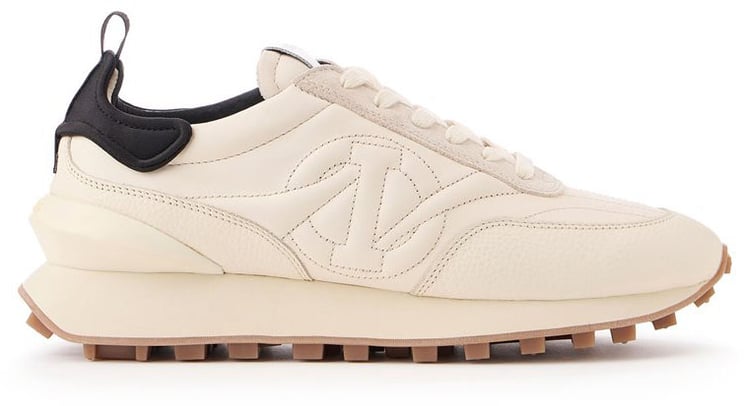 Iceberg Runner-inspired ivory sneakers