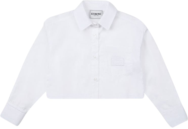 Iceberg KIDS - Optical White Cotton Shirt