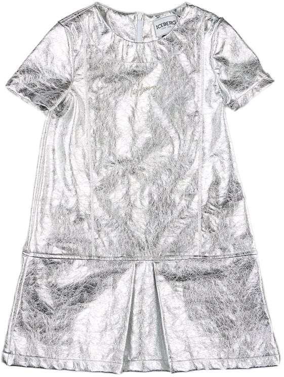 Iceberg KIDS - Wow-worthy silver shirt dress