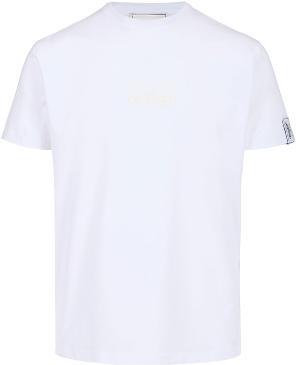 Iceberg Optical white slim fit T-shirt with Peanuts patch and embroidered Iceberg logo
