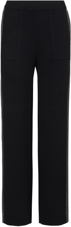 Iceberg Black cashmere wool knit trousers