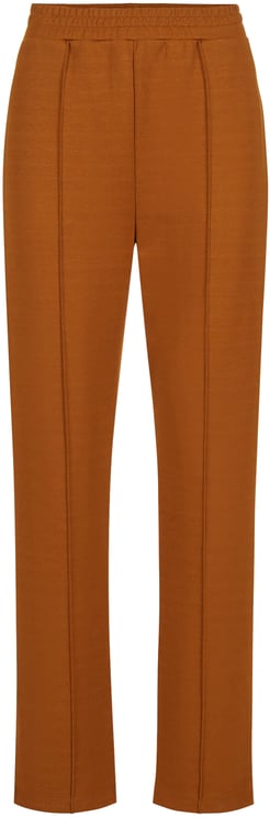 Iceberg Hazelnut scuba trousers with Symbol logo on the back