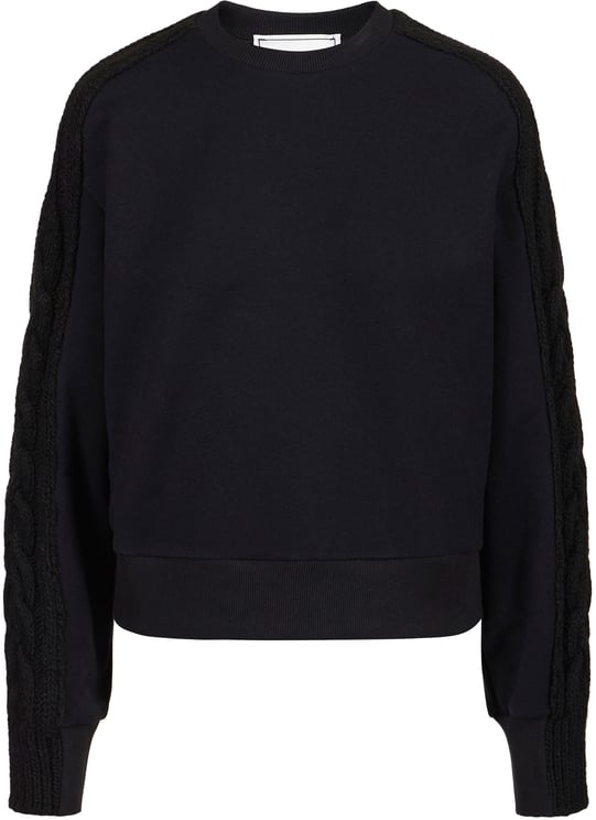 Iceberg Fashion fit sweatshirt in cotton brushed fleece with braid detail