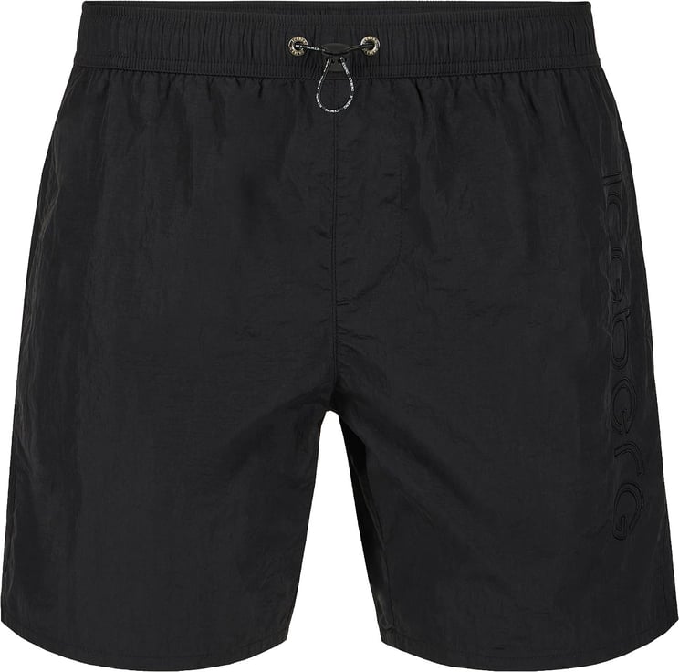 Iceberg Black boxer swim shorts with an essential design