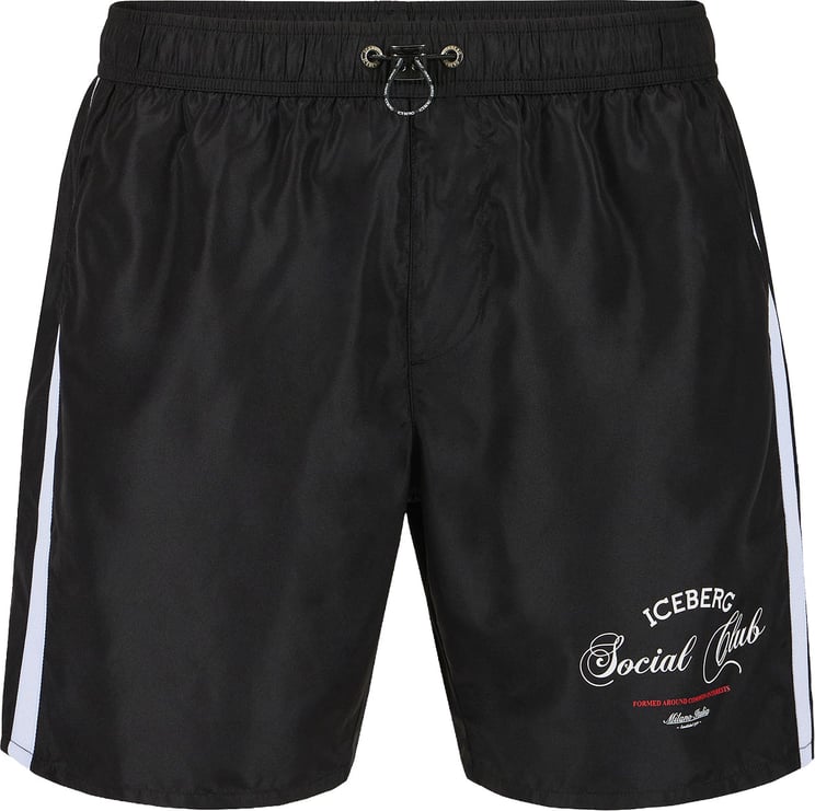 Iceberg Military boxer swim shorts with an essential design