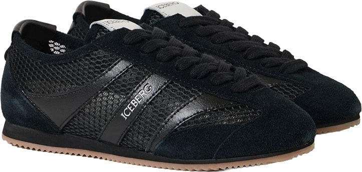 Iceberg Black sneakers with a sporty design