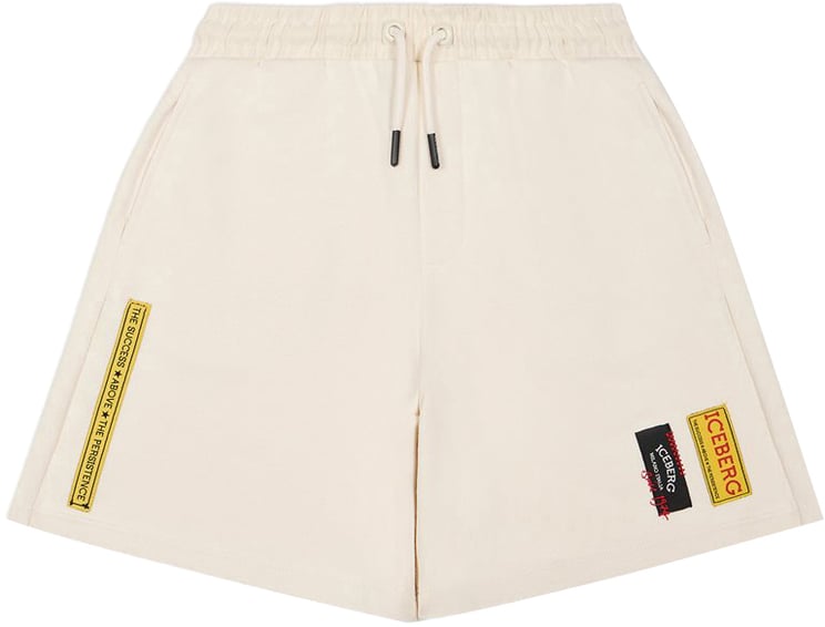 Iceberg KIDS - Cream-colored Bermuda shorts for boys