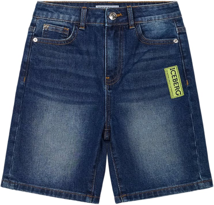 Iceberg KIDS - Indigo 5-pocket Bermuda shorts for boys