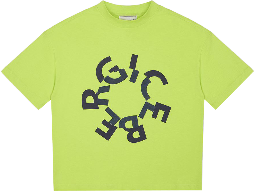 Iceberg KIDS - Apple green T-shirt for boys with print