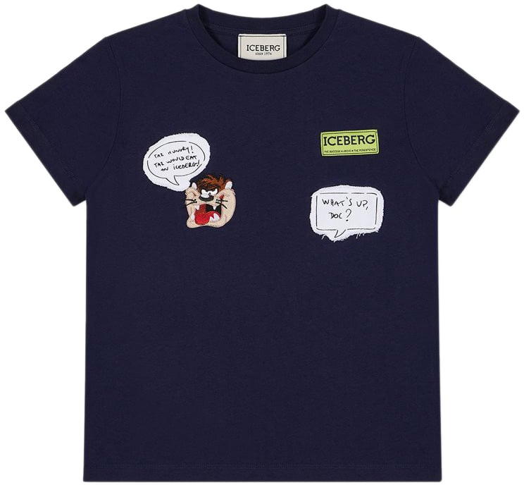 Iceberg KIDS - Blue T-shirt for boys with print