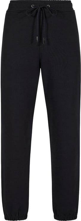 Iceberg Comfort fit black cotton fleece jogging pants