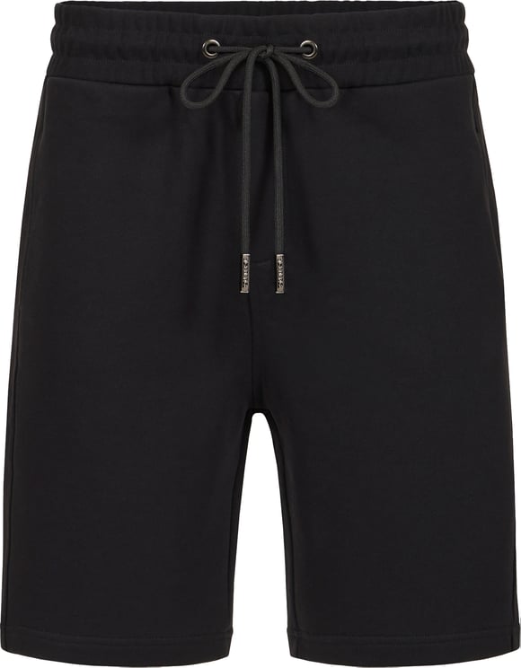 Iceberg Slim fit black cotton jersey Bermuda shorts