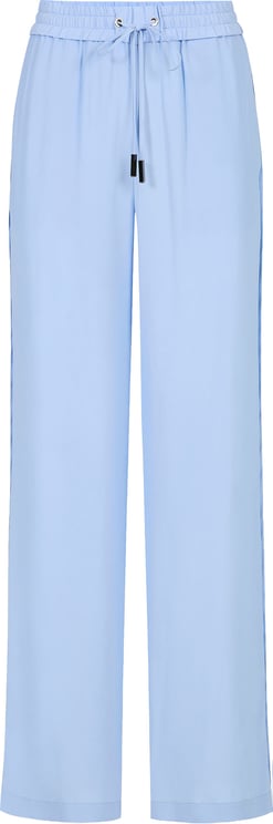 Iceberg Powder blue jogging fit pants in crepe de chine silk blend