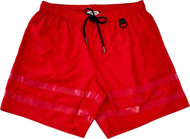 Iceberg Iceberg Red Polyester Men Swim Short