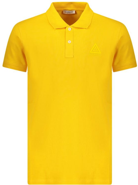 Iceberg Iceberg Yellow Cotton Mens Polo Shirt