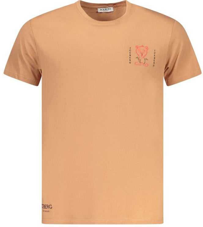 Iceberg Iceberg Marrone Cotton Men T-Shirt