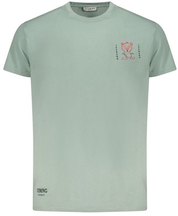 Iceberg Iceberg Verde Cotton Men T-Shirt