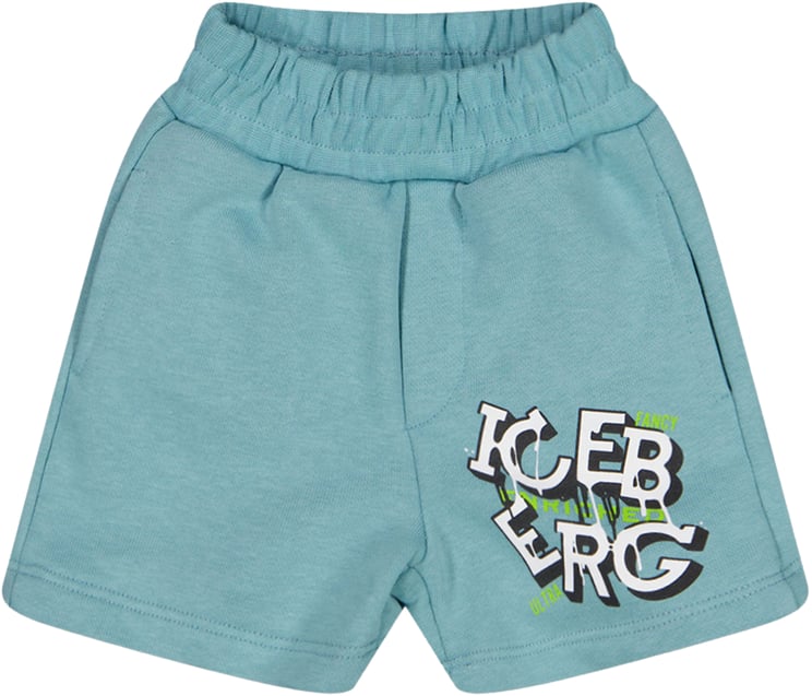 Iceberg Iceberg Baby Jongens Shorts In Mint
