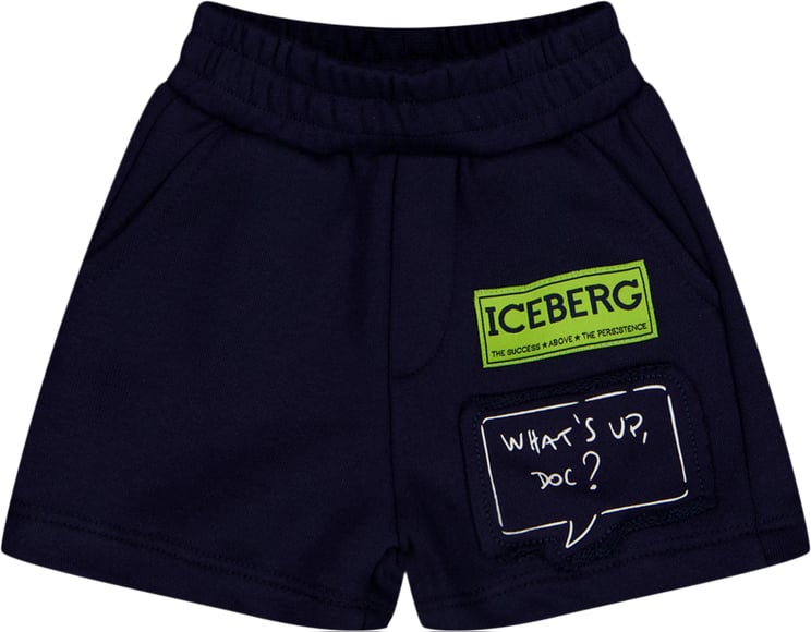 Iceberg Iceberg Baby Jongens Shorts In Navy
