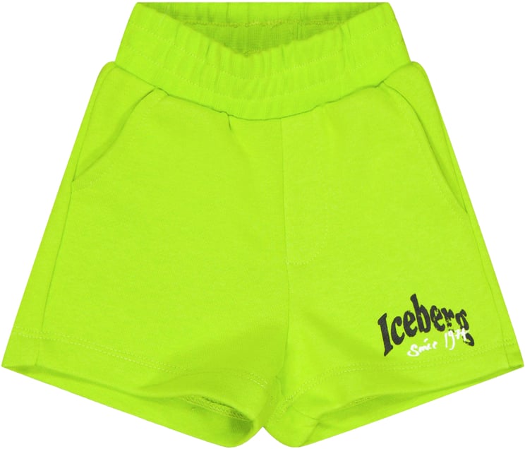 Iceberg Iceberg Baby Jongens Shorts In Lime
