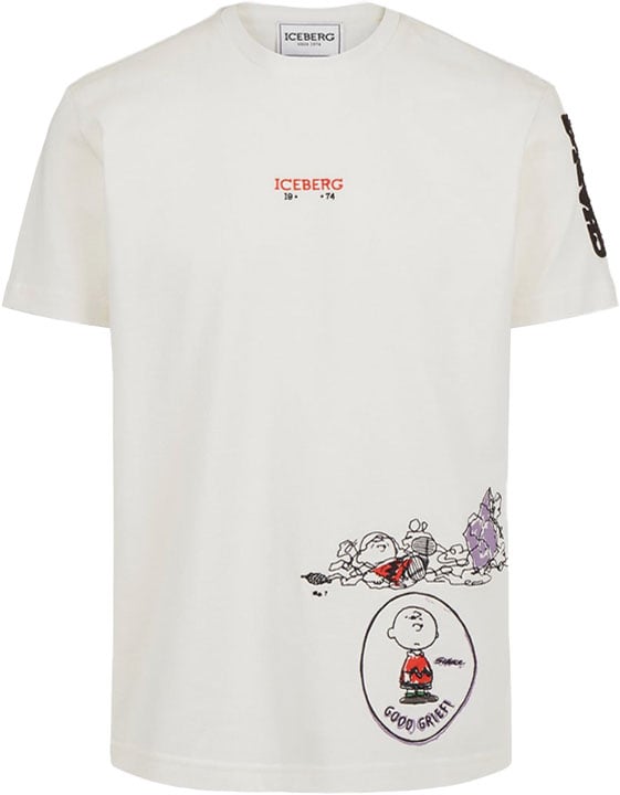 Iceberg Iceberg Charlie Brown Back-Print T-Shirt