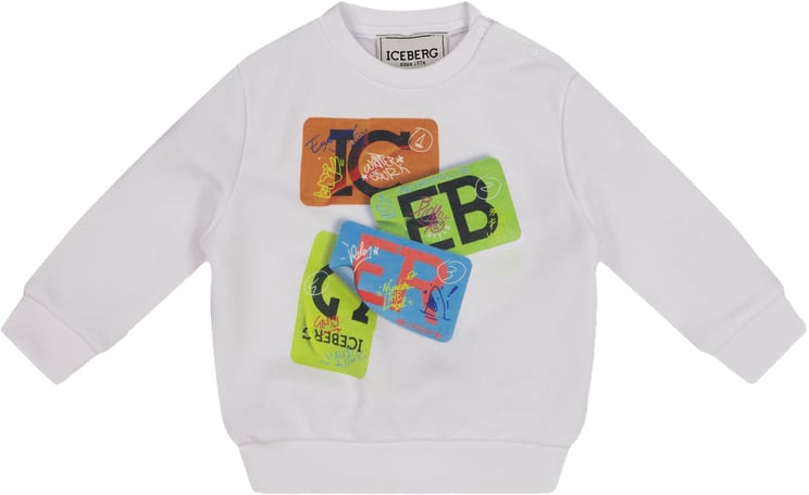 Iceberg Iceberg Baby Jongens Trui In Wit