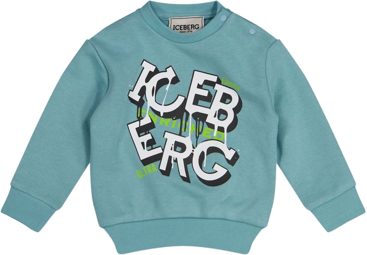 Iceberg Iceberg Baby Jongens Trui In Mint