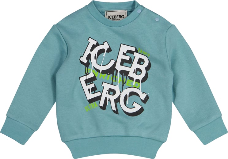 Iceberg Iceberg Baby Jongens Trui In Mint