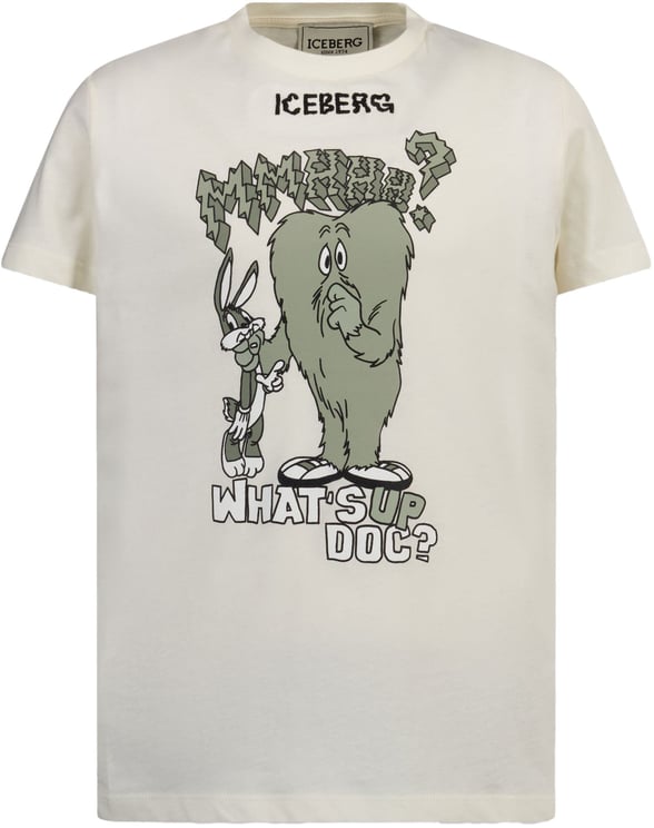 Iceberg Iceberg Kinder Jongens T-Shirt In Off White