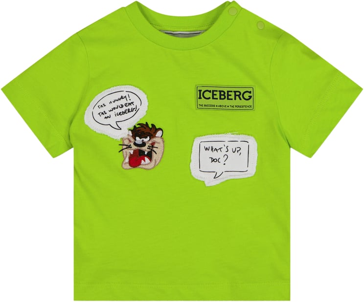 Iceberg Iceberg Baby Jongens T-Shirt In Lime