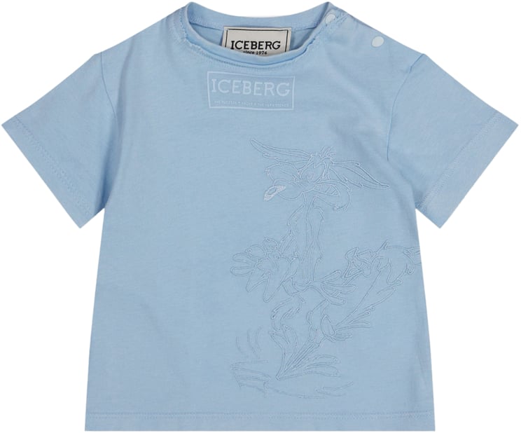 Iceberg Iceberg Baby Jongens T-Shirt In Licht Blauw