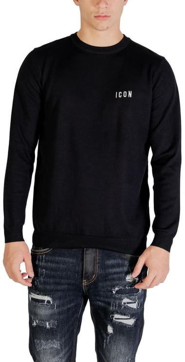 Icon Denim Icon Black Viscose Sweatshirt