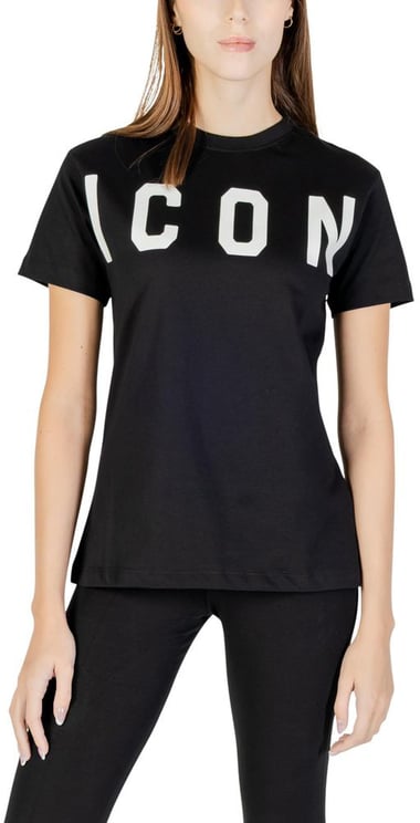 Icon Denim Icon Black Cotton T-Shirt