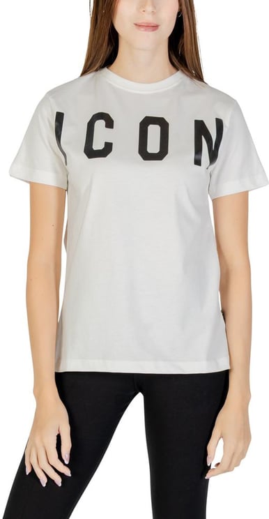 Icon Denim Icon Cream Cotton T-Shirt