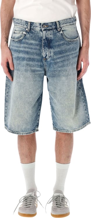 Icon Denim Ned Baggy Short Smoke Blue