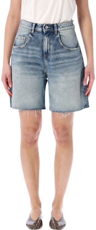 Icon Denim Icon Denim Lea mid-rise cotton shorts