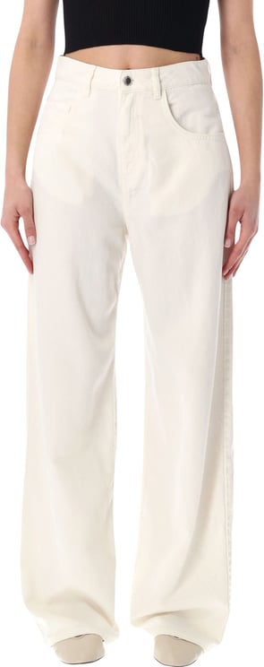 Icon Denim Poppy Bull Denim Bianco