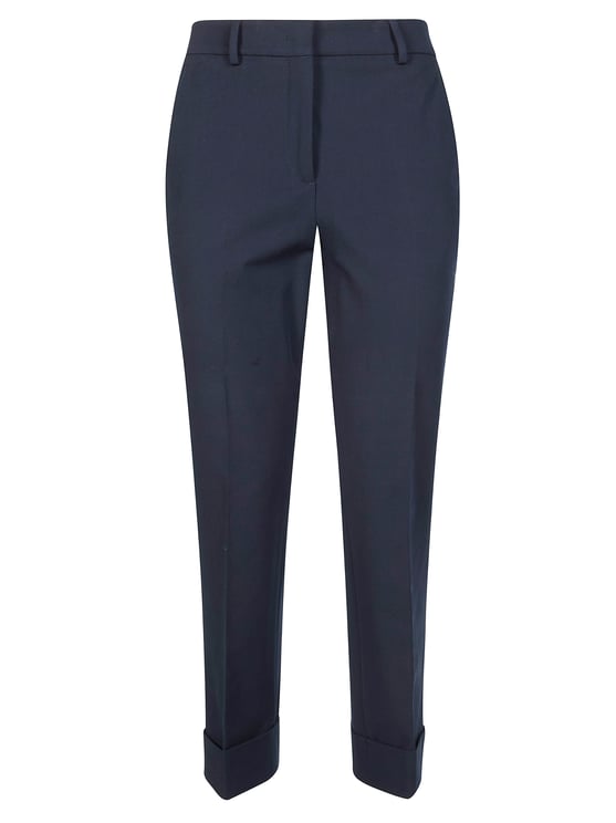 Incotex Blue Nevet Bistratch Cuffed Trousers