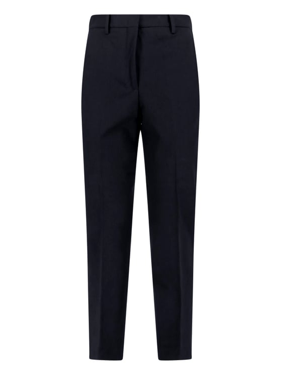 Incotex Silk Blend Trousers – Black