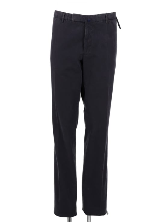 Incotex Tailored Black Pants with Straight-Leg Cut