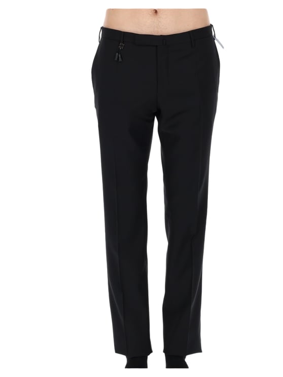 Incotex Tailored Wool Straight-Leg Formal Pants