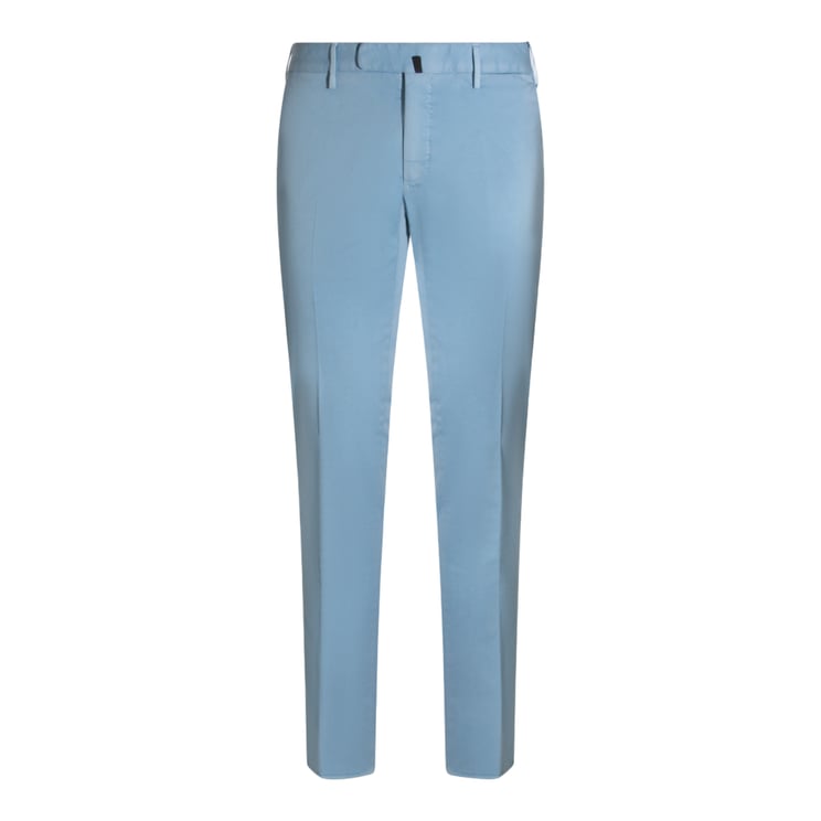 Incotex Straight-Leg Trousers with Subtle Front Pleats